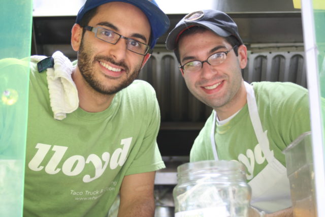 Lloyd Taco Truck owners Peter Cimino and Chris Dorsaneo